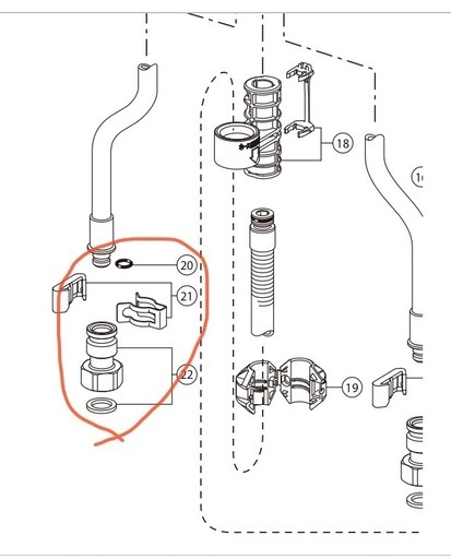 【未使用品】キッチン混合水栓　浄水機能付き　タカギJA490MN-NNBN02