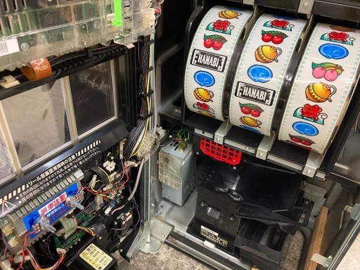 パチスロ実機 　緑ドン　VIVA!情熱南米編（5号機）コイン不要機 ID：123-004661-007