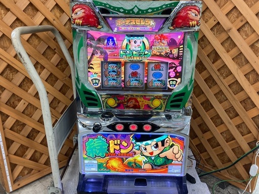 パチスロ実機 　緑ドン　VIVA!情熱南米編（5号機）不要機 ID：123-004661-007 パチスロ実機 緑ドン VIVA!情熱南米編 エレコ 5号機 ART 買取 しました