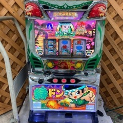 パチスロ実機 　緑ドン　VIVA!情熱南米編（5号機）コイン不要機 ID：123-004661-007の画像