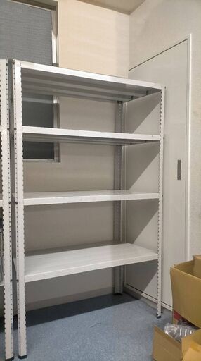 軽量 スチールラック 中古 4段 軽量棚 W60×D30×H120cm