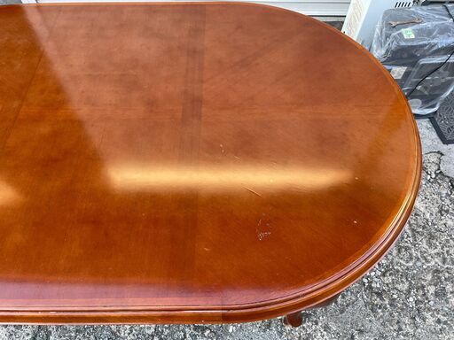 ★昭和レトロ★ ダイニングテーブル マルニ ベルサイユ マキシマム 猫足 158x97x69cm 家具