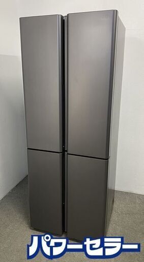 高年式 2024年製 AQUA/アクア 4ドア冷蔵庫 420L フレンチドア AQR-TZA42P(DS) ダークシルバー  中古家電 店頭引取歓迎 uR10178
