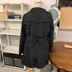 K2510-355 unvie-rose トレンチコート風ジャケット 11号　 ブラック ライナージャケット付き 汚れ有りの画像