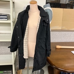 K2510-355 unvie-rose トレンチコート風ジャケット 11号　 ブラック ライナージャケット付き 汚れ有りの画像