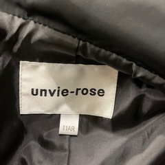 K2510-355 unvie-rose トレンチコート風ジャケット 11号　 ブラック ライナージャケット付き 汚れ有りの画像