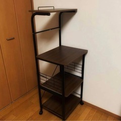 未使用レンジラック／キッチンラック ニトリの画像