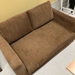【美品】多機能！快適な座り心地の折り畳み式ソファーベッド（2人掛け）【管理番号118】の画像