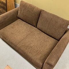 【美品】多機能！快適な座り心地の折り畳み式ソファーベッド（2人掛け）【管理番号118】の画像