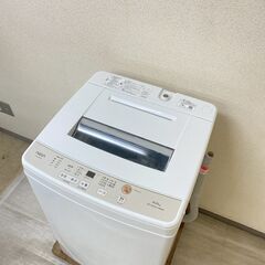 中古家電セット(冷蔵庫 SHARP 137L 2020年製 SJ-D14F-W 洗濯機 AQUA 6kg 2021年製 AQW-S6M(W))の画像