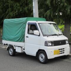 車検２年付き　軽トラ　幌車　ミニキャブトラック　軽トラック　ホロ付き　５万キロ　５ＭＴの画像