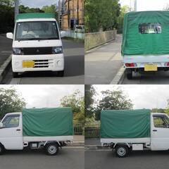 車検２年付き　軽トラ　幌車　ミニキャブトラック　軽トラック　ホロ付き　５万キロ　５ＭＴの画像