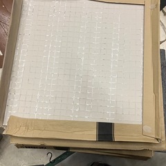 ナイログラナイト高級タイル真物29枚+短冊34枚白×グレーマレーシア製超重量の画像