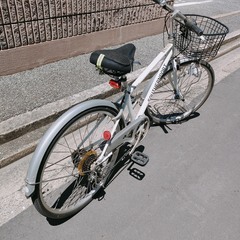 ２４インチ　変速機付き自転車の画像