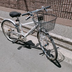 ２４インチ　変速機付き自転車の画像