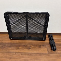 キャンプテーブル　メッシュテーブル　90cm×60cmcmの画像
