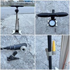 🚴‍♂️【屋内練習に◎】MINOURA V150 サイクルトレーナー ＆ SERFAS FP-200SE 空気入れセット【❗️✨簡易清掃済・現状品❗️】の画像