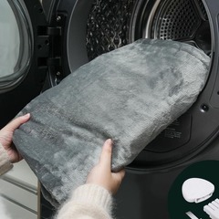 電気毛布 敷き掛けグレー 約140×80cm 温度調節機能付きの画像