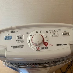 コロナ電気ファンヒーターの画像
