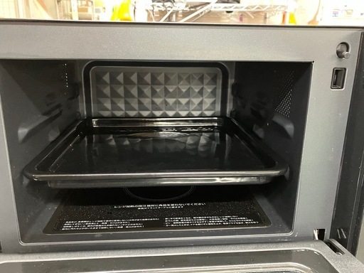 I 2510-578 SHARP 電子レンジ RE-SS7A-B 2021年製 通電確認済み キズ 汚れあり