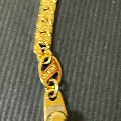 18KGP ゴールドネックレス　喜平　刻印あり　当時購入価格2万円以上の画像