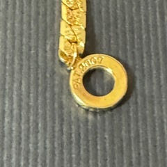 18KGP ゴールドネックレス　喜平　刻印あり　当時購入価格2万円以上の画像