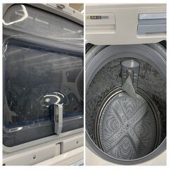 【ジモティー割引で最大15％OFF⭐️】2020年製 洗濯機 ES-PW11D-S SHARPの画像