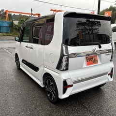 自社ローンあり！ガソリン100リットルプレゼント✨走行2万キロ台！綺麗✨ピラーレス✨両側パワスラ✨ダイハツ☆タントカスタム☆Xセレクション☆660cc☆4人乗り☆の画像