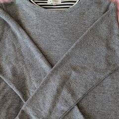 長袖Tシャツ　Lサイズ　グレー！の画像