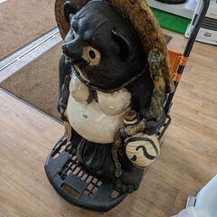 信楽焼 狸置物の画像