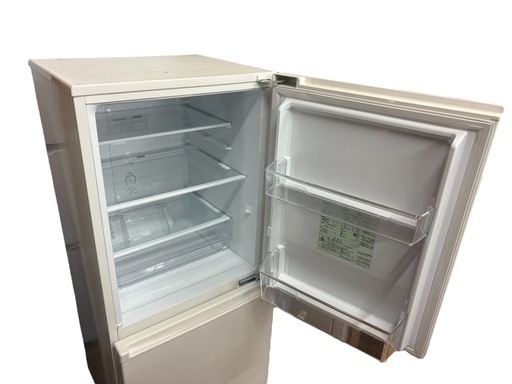 2ドア冷蔵庫 AQUA アクア AQR-17N(W) 168L 2023年製