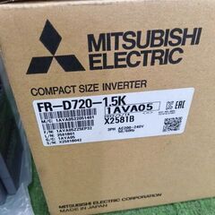 三菱 FR-D720-1.5K コンパクトサイズインバータ 製造2022/5/14【野田愛宕店】【店頭取引限定】【未使用】管理番号：ITVLDBRFWYHAの画像