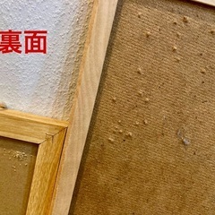 コルクボード2つ(約58×40cm前後)使用感ありの画像
