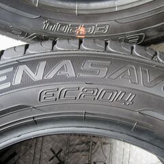 美品2025年製,バリ溝 ★175/65r14サマータイヤ★ DUNLOP　ENASAVE4本セットの画像