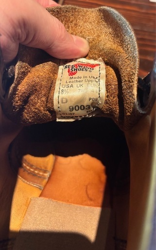 【廃盤品激レア】レッドウィング 9003 ランバージャック Dワイズ US8 1/2 26.5cm