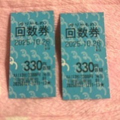 乗車券2枚　ゆりかもめ線の画像