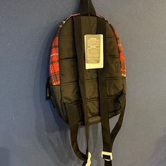 【新品未使用タグ付き】エアジョーダン　リュック　赤　チェック柄　NIKEの画像