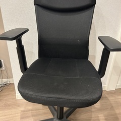 ハイバックチェア　⭐︎黒色⭐︎テレワークや作業時に使えます！の画像