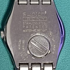 ⚠️～10/28まで  17000円⇒10000円　SWATCH (スウォッチ) 腕時計 IRONY アイロニー  レディース ホワイト/ピンク 国内正規品 中古品 の画像