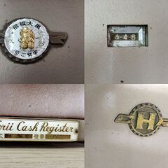 【昭和レトロ/アンティーク】手動式 金銭登録機 レジスター 時代物 店舗什器 インテリア雑貨　管理番号TN254MCの画像