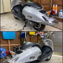 HONDA ジョーカー50　joker 実動　軽整備済み　走る止まる曲がるOK　原付　スクーター　通勤　通学などに　ホンダAF42の画像