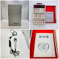 【昭和レトロ✨】箱付き❗️AIWA ミスターカラオケ KA-66 現状品 昭和家電 アンティークオーディオ🎶簡易清掃済みの画像