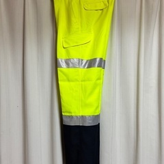 高視認作業着 イエロー 上下組の画像