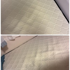決まりました。使用期間4年　ダブルベットマットレスセット　の画像