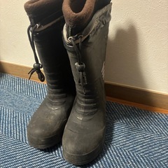 防水・防寒 ブラック長靴の画像
