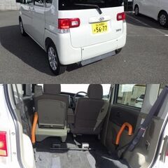 車イス移動車 タント スローパー 67000km 福祉車両 バイク トランポ 介護の画像