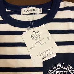 SLAP SLIP ストライプ 半袖Tシャツ　100cmの画像