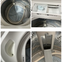 R439 ☀️ Hisense 洗濯機（洗濯4.5㎏) 19年製 HW-E4502 ⭐ 動作確認済 ⭐ クリーニング済の画像