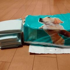 お譲り先が決まりました　無料　ペットシート　残量50枚の画像