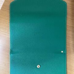 Travel Wallet サイフ Greenの画像